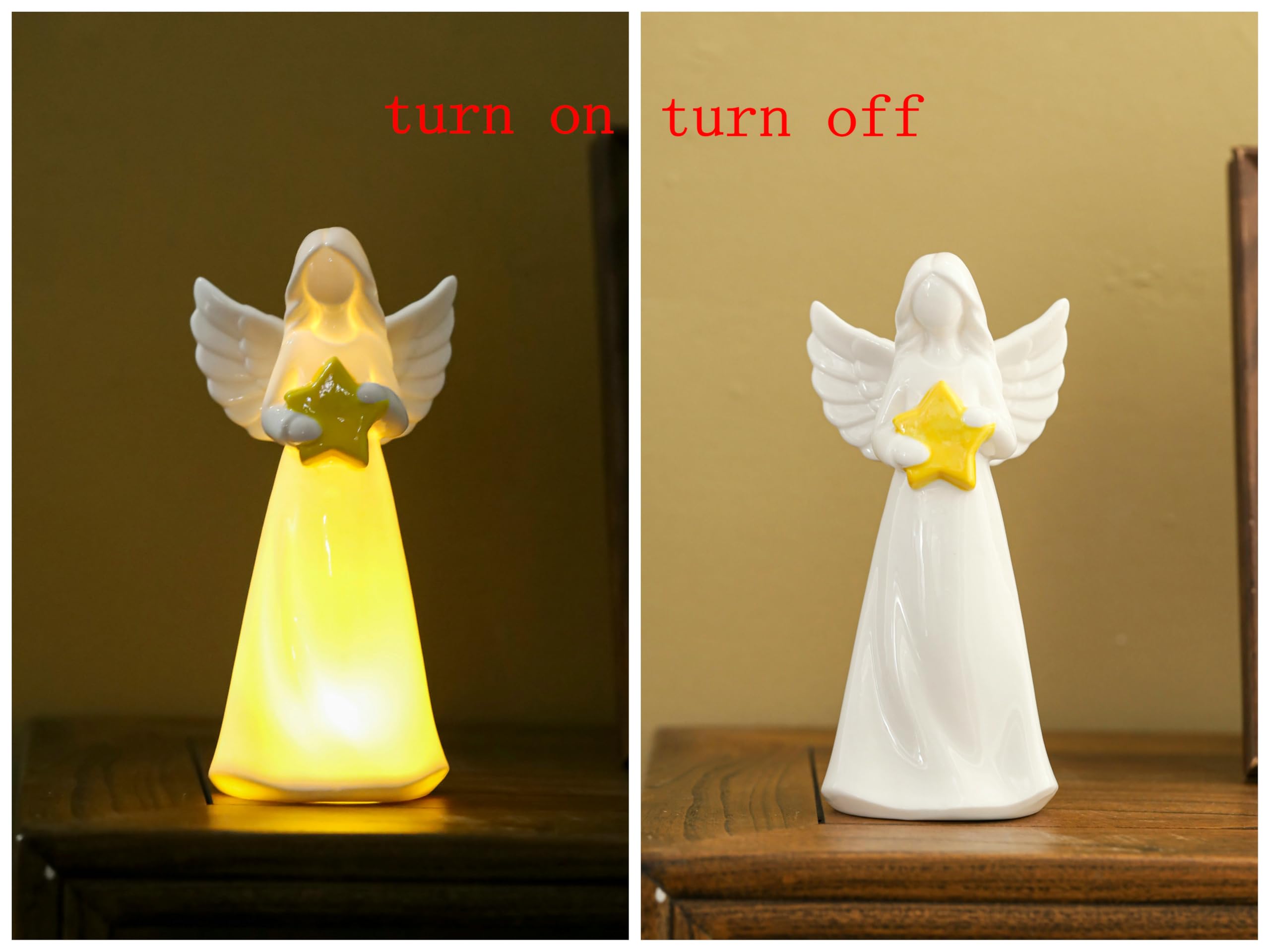 Amazon.com: ADAVAS.Y&G Porcelain Angel With Star Collectible